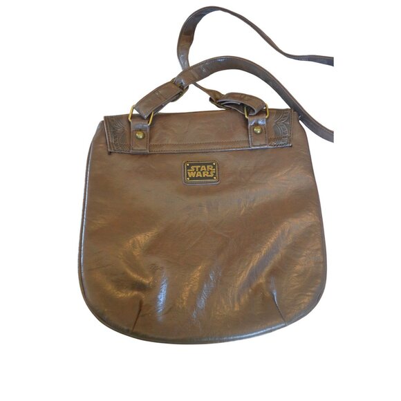 Loungefly Star Wars Boba Fett Faux Leather Crossbody Messenger Bag Floral Novelt - Picture 4 of 8